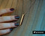 3D Barrenkette - Gold