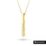 Säulenkette mit Namen - Gold