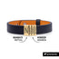 Partner Lederarmband mit Namen für sie