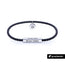 Schlichtes Lederarmband Herren - Schwarz