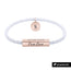 Schlichtes Lederarmband Damen - Rosé